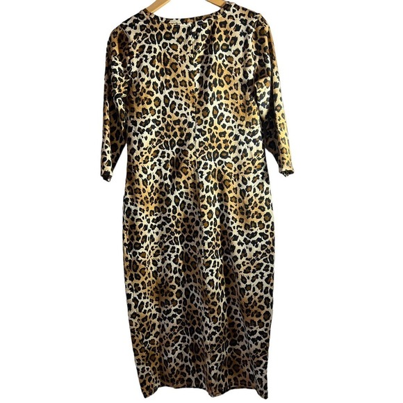 G.I.L.I. Dresses & Skirts - G.I.L.I. Animal Print Midi  Dress M